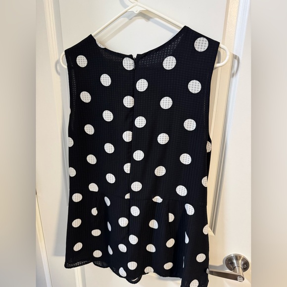 Ann Taylor Polka dot blouse - Picture 5 of 7